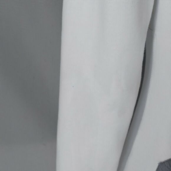 Nike hoodie sweatshirt sweater women's large white gray Dri-FIT long sleeve Flaw - Picture 4 of 11